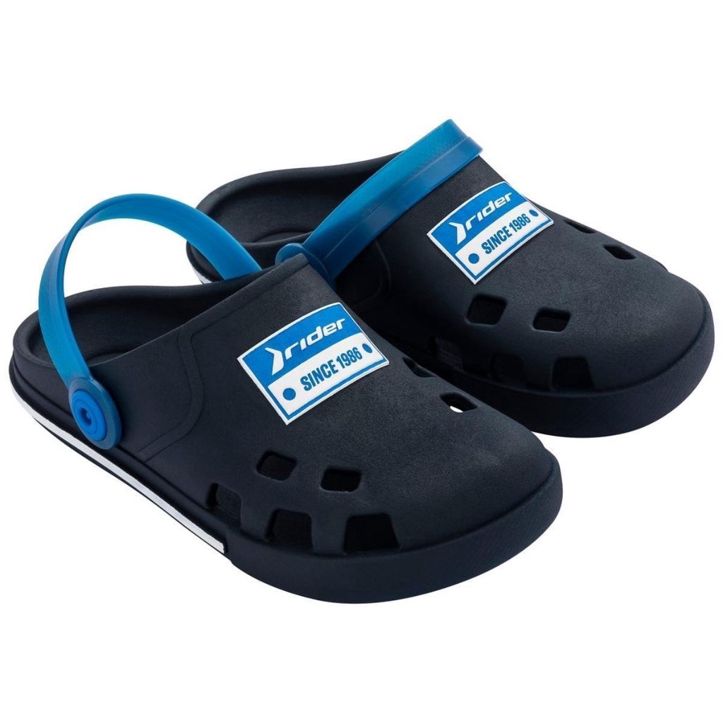 Crocs Masc Grendene Rider Drip Babuch Azul/Azul 11791 | Shopee Brasil
