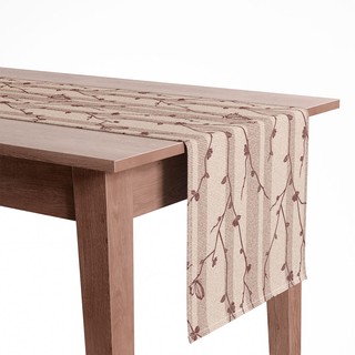 Caminho de mesa decorativo galhos