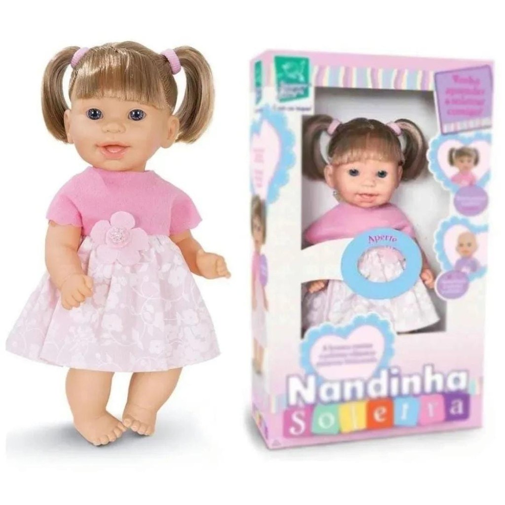 Boneca Nandinha Soletra | Shopee Brasil