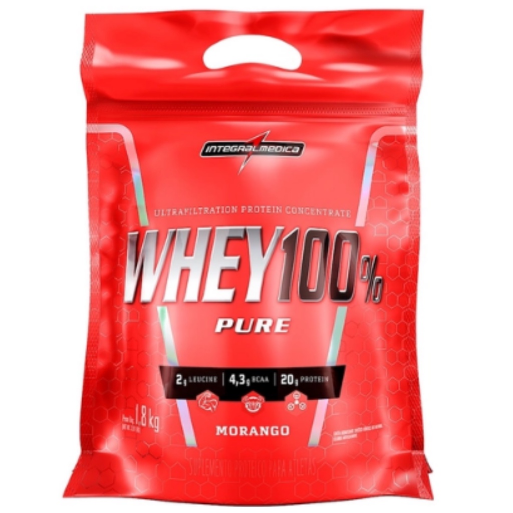 Whey Protein 100% Pure Refil 1,8 kg – Integralmedica