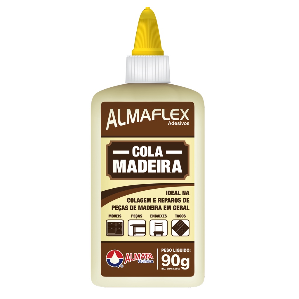 Cola Madeira Extra Forte 90gr Almaflex | Shopee Brasil