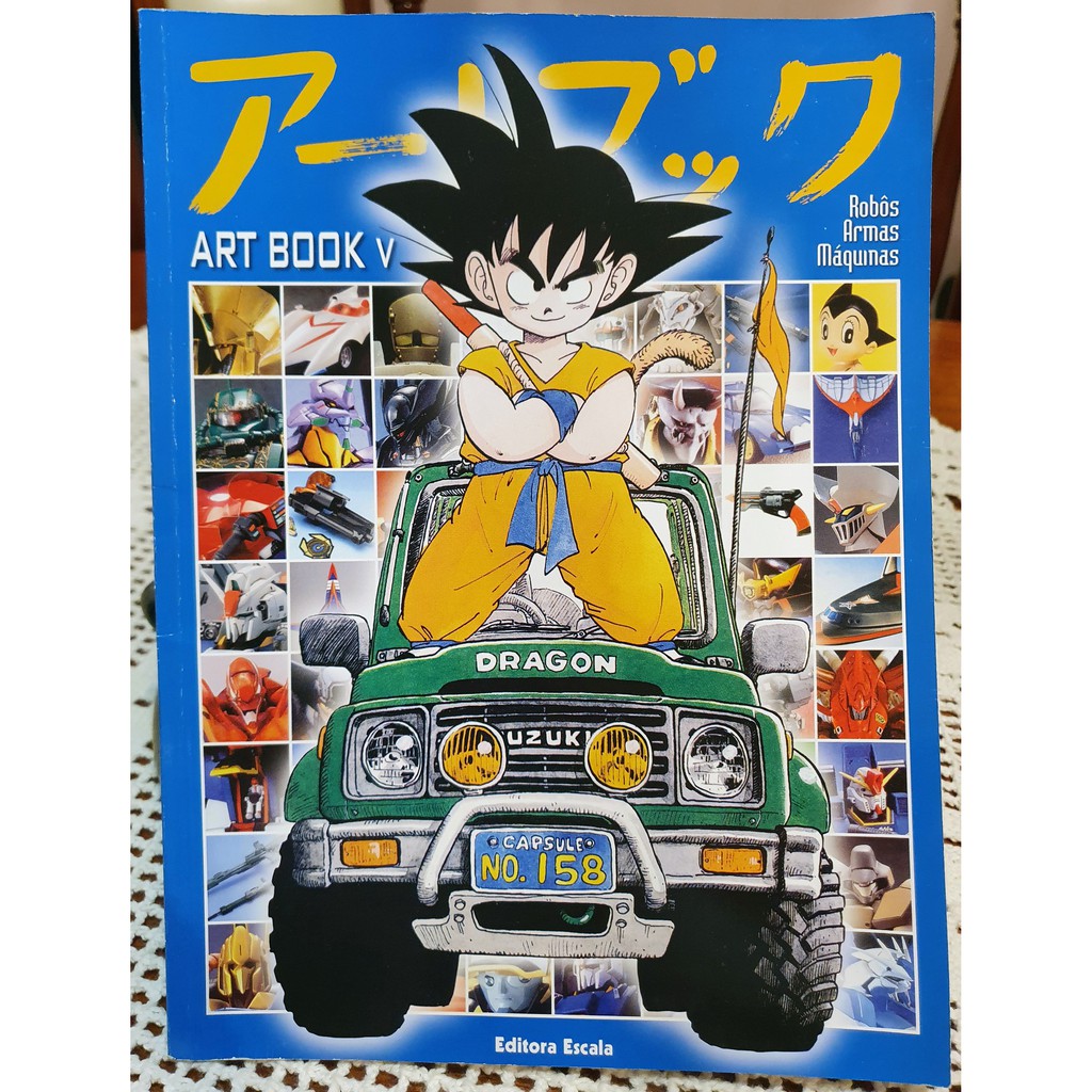 Revista Artbook V Robôs Armas Máquinas, editora Escala, tokusatsus