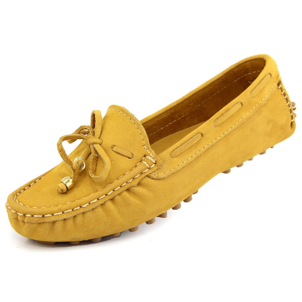 Mocassim couro hot sale feminino