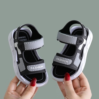 Sandálias Infantis Sandálias Anti-Derrapantes Sola Macia Velcro Meninas Sapatos de Praia