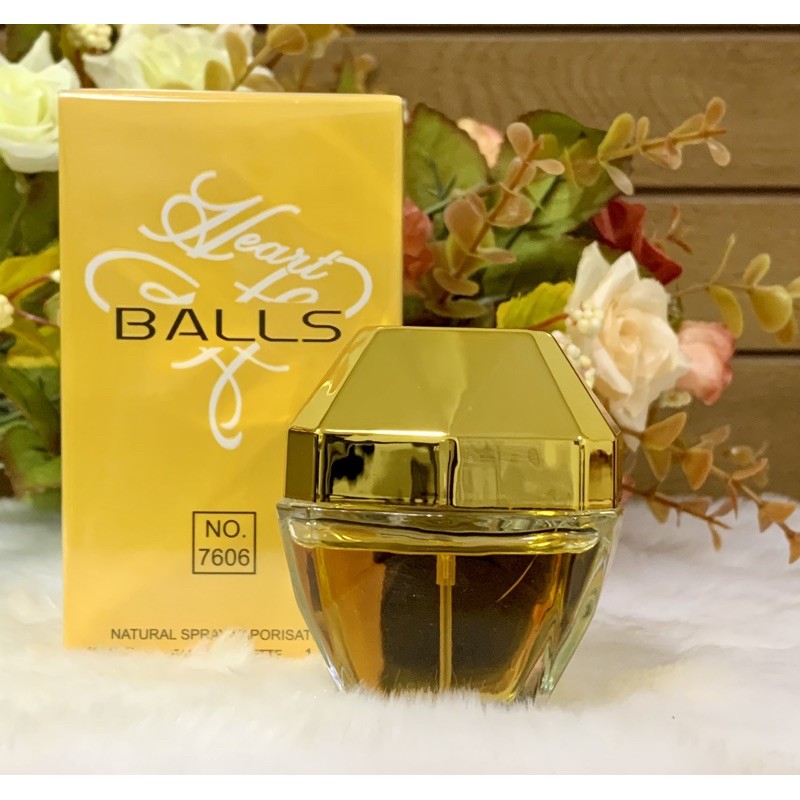 Perfume feminino Heart Balls No 7606 (lady million) 40ml Shopee Brasil