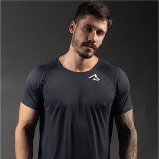 Camiseta Dry-fit masculina treino corrida a academia Alfha Co