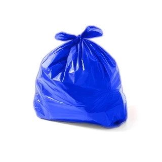Saco de lixo Azul 60 Litros pacote com 100un para coleta seletiva papeis