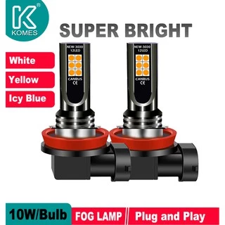 2PCS Lâmpada De Nevoeiro Para Carro Super Brilhante CSP LED H1/H3/H4/H7/H8/H9/H10/H11/9005 HB3/9006 HB4