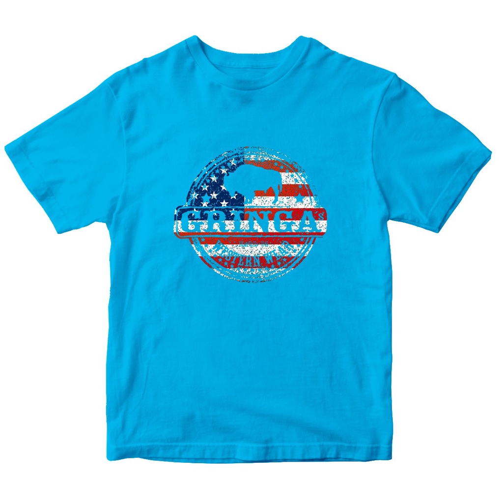 Camisetar Infantil Basica Moda Country Kid Gringa Nova Feminino