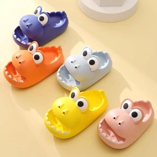 Chinelo Slide Infantil De Dinossauro Pequeno Sapato Menina Menino