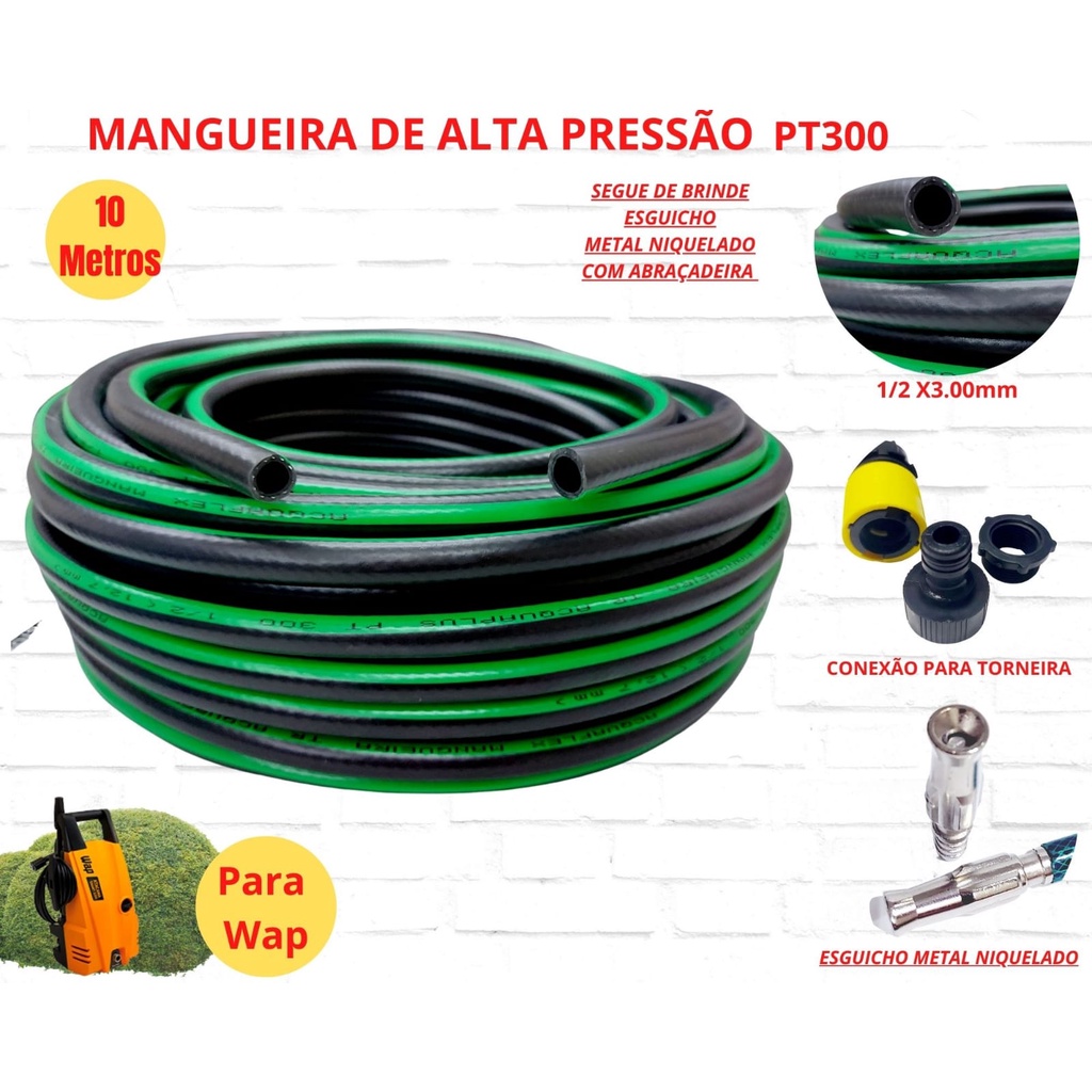 Mangueira Silicone Aquecedor 13mm - 1,5m Alta Temperatura - Automotiva