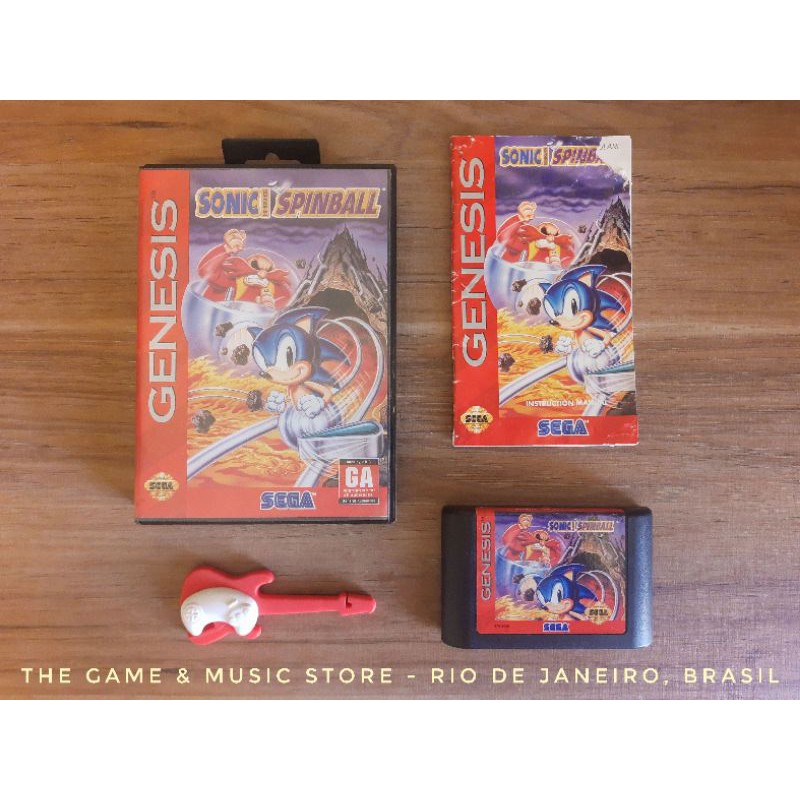 Mega Drive: Sonic Spinball Original com manual | Shopee Brasil