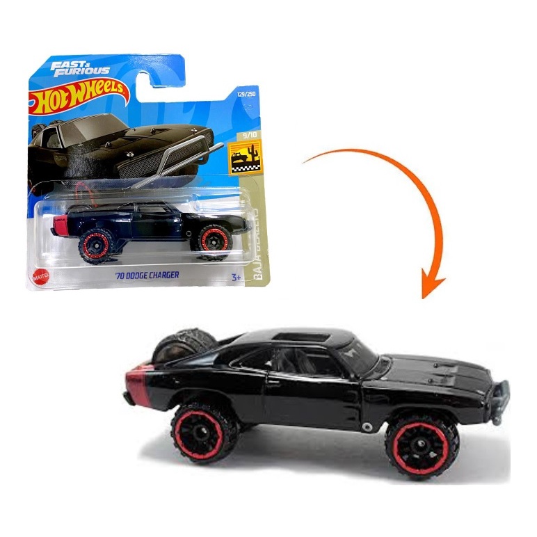 Hot Wheels Velozes E Furiosos 70 Dodge Charger Mattel