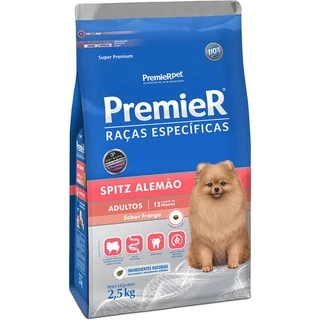 Ração Premier Raças Específicas Spitz Alemão Adulto 2.5kg