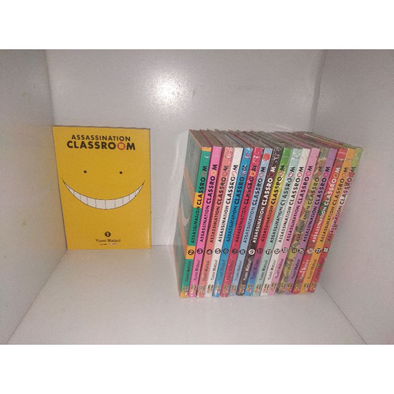 coleção de mangás assassination classroom 1 ao 18 venda avulsa