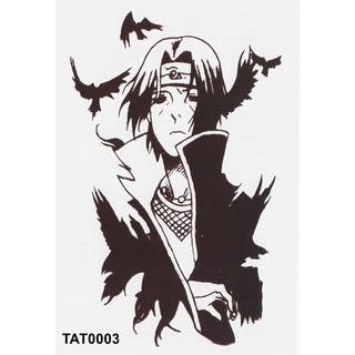 1 peça Tatuagem adesiva temporária Naruto tattoo akatsuki uchiha kakashi  itachi sasuke anime ninja