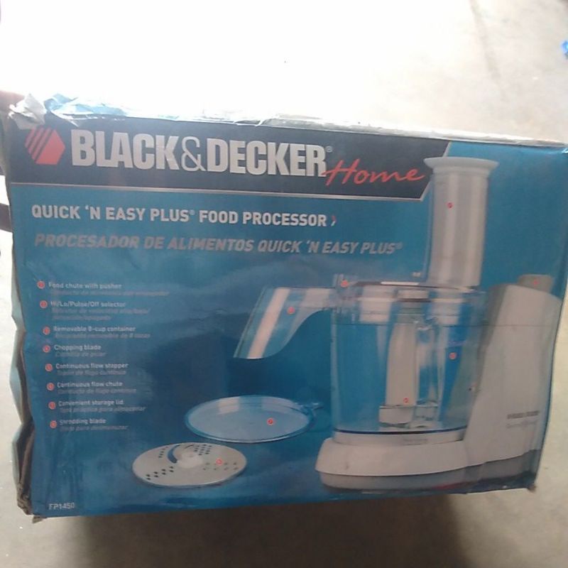Black & Decker FP1450 Quick 'N Easy Food Processor 