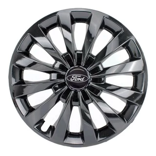 Jogo 4 Calotas Passat Cc Aro 13 Black Ford Fiesta Ka Focus