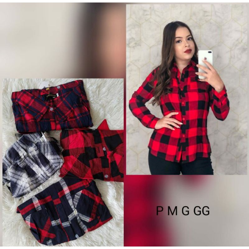 Blusa vermelho e preto  Vermelho e preto, Blusas vermelhas, Roupas