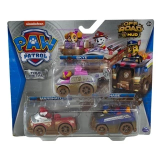 Patrulha Canina - Veículo Die Cast Com 3 Figuras