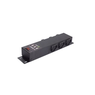 Filtro De Linha Com 3 USB e 6 Tomadas Bivolt Preto Ipec