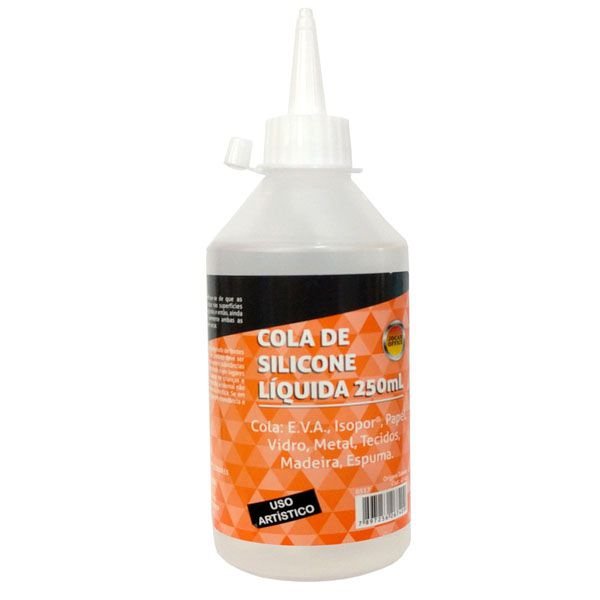 Cola de SILICONE Liquida 250 ml Leonora Cola Profissional | Shopee Brasil
