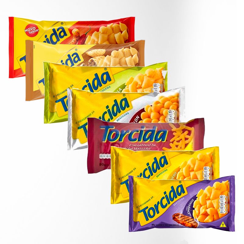 Salgadinhos torcida 70G Sabores | Shopee Brasil