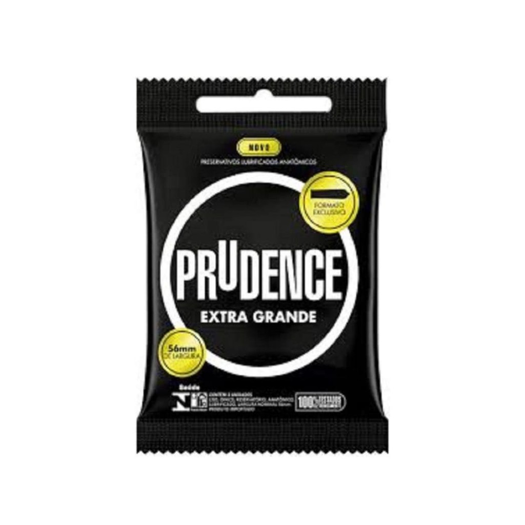 Preservativo Camisinha Extra Grande 56 Mm Prudence C 3 Shopee Brasil 