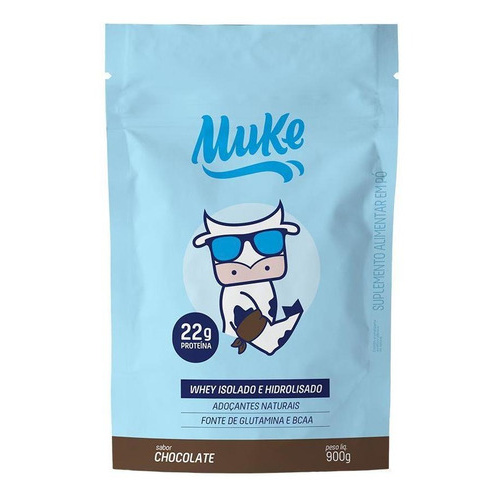 Whey Muke 900g – Mais Mu Promoção Refil Whey Isolado Hidrolisado