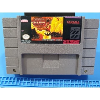 cartucho de super Nintendo samurai shadow.