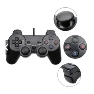 Controle Joystick para PC Laptop Notebook USB Dual com fio