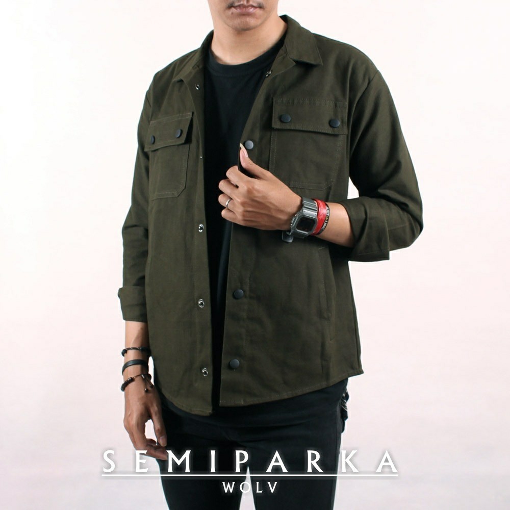 Semi-preka Camisa / Semi Parka Original Wolv / Semi Parka | Shopee Brasil