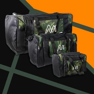 Kit 3 Mala De Viagem De Mão Bolsa De Viagem Camuflada P M GG