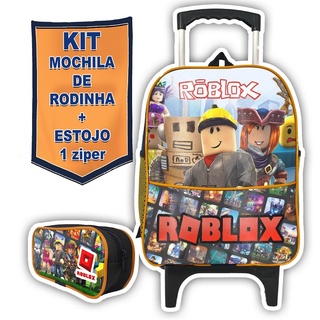 Kit Mochila Escolar Rodinha Infantil Menino B-BLOX Pop It