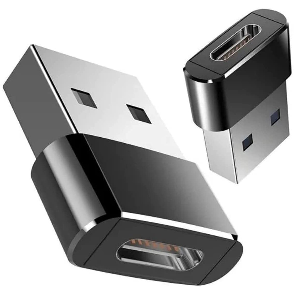 Adaptador plug para iphone cabo USB Tipo C Fêmea para USB Macho