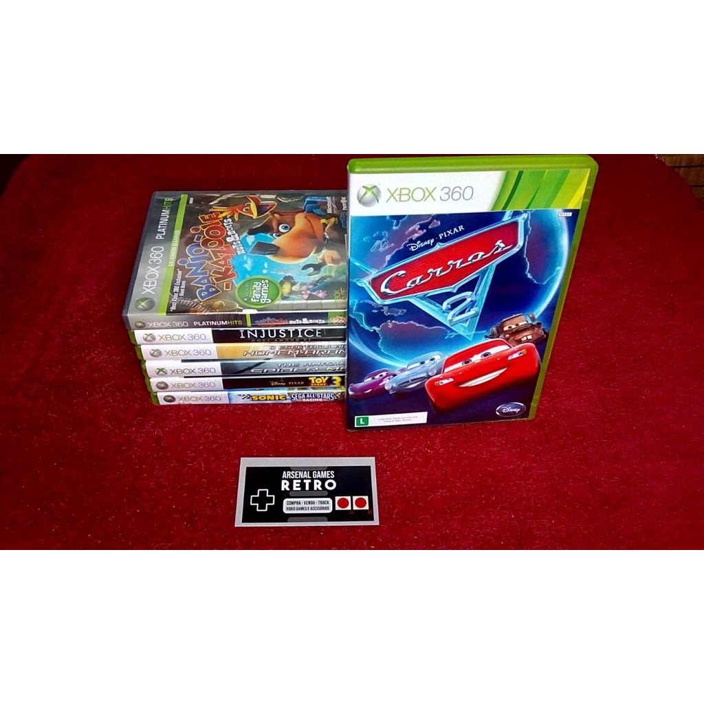 Disney Cars 2 The Video Game Carros CIB e funcionando perfeitamente