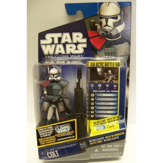 Clone Commander Colt Na Cartela Original Star Wars Imperial