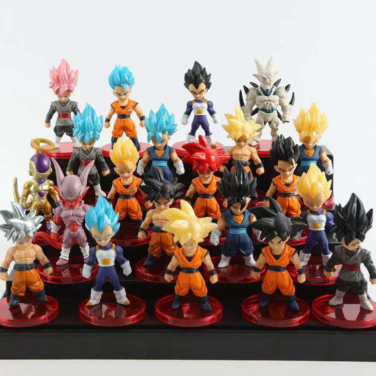 Dragon Ball 16/21 Pçs/Lote Figuras De Z Son Goku Gohan Vegeta