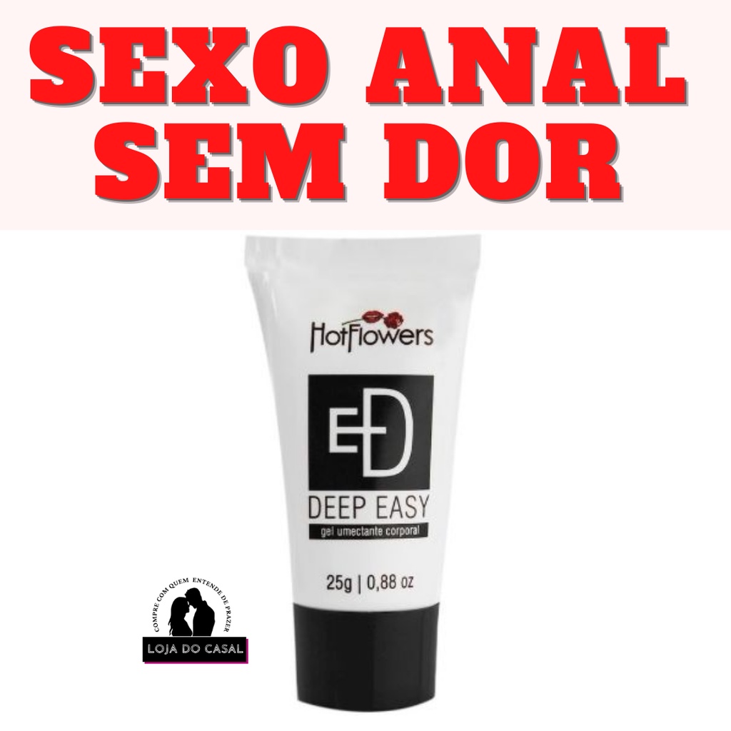 Deep Easy Gel Anestésico Lubrificante Anal Extra Forte Sex Shop