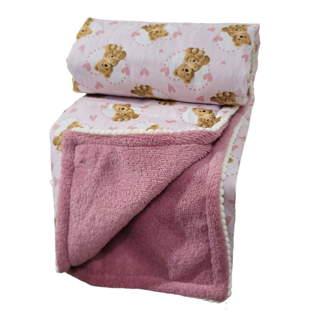 Manta Flanelada Dupla Face Manta Micro Fibra 100% Micropercal Infantil ...