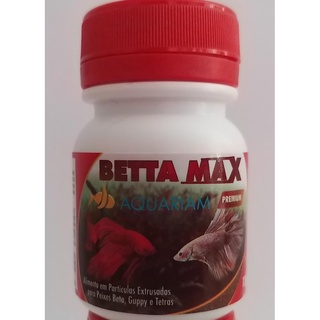 Ração para peixe Beta, Betta Max Premium Com Alho 12g Combo Com 06 Unidades