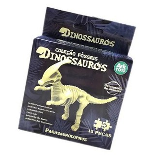 Kit 4 Modelos de Fosseis de Dinossauros cada um 15 Peças para Montar Quebra  Cabeça - Loja Online Kopeck