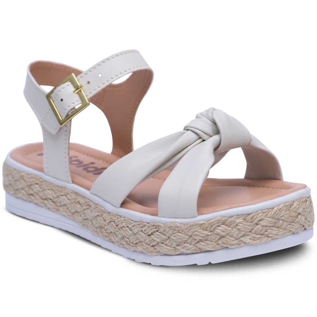 Sandalia Infantil Feminina Menina Plataforma Tratorada