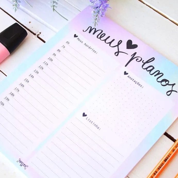Bloco Planner 