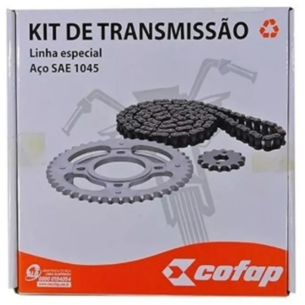 Kit Relação Suzuki Yes 125 Intruder 125 Katana Cofap Origina