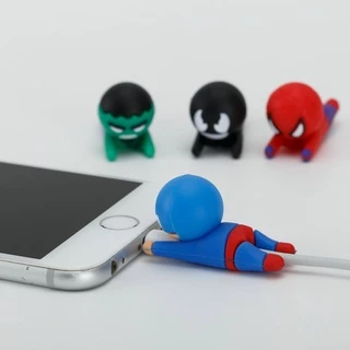 Protetor de cabo USB Heróis Marvel Hulk Cap America Batman