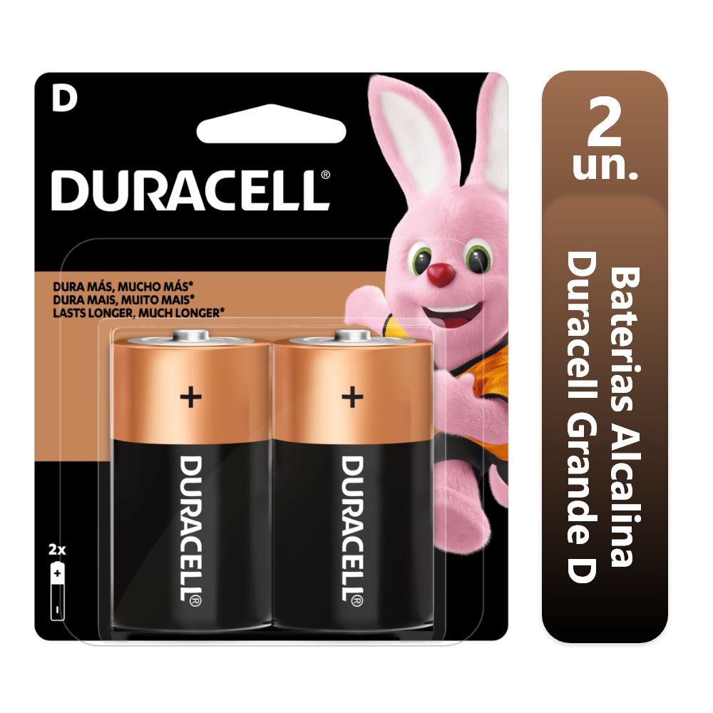 Pilha D Grande Duracell Alcalina Bateria D Modelo Redondo Tipo D ...