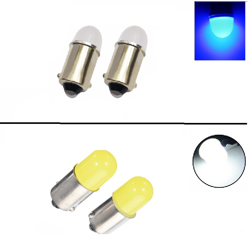 Par Lâmpada Led Automotiva Ba9s Base 69 3d Branca Azul | Shopee Brasil