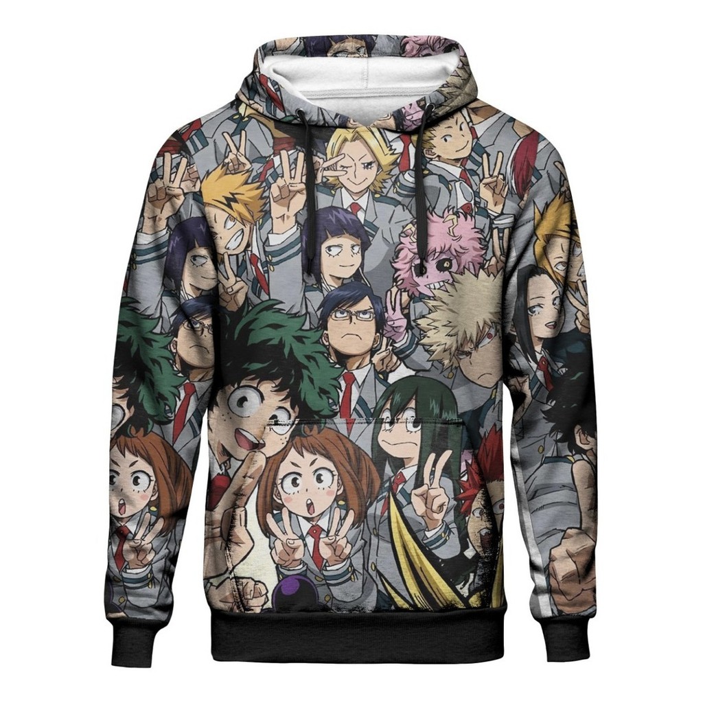 Boku No Hero Moletom Capuz My Hero Academia Anime Mangá | Shopee Brasil