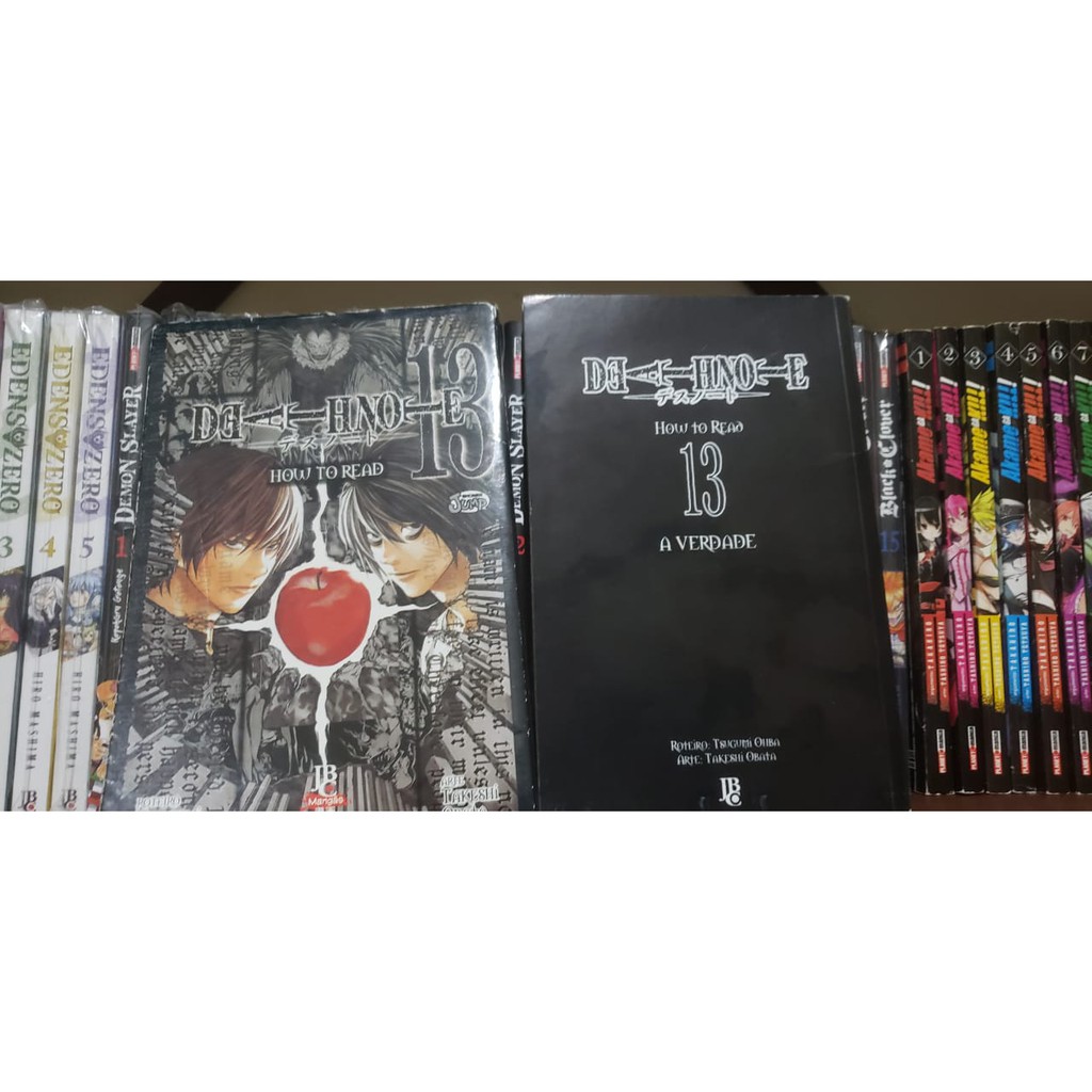 DEATH NOTE VOL13 - HOW TO READ - (USADO) OBS:SEM O CARD | Shopee Brasil